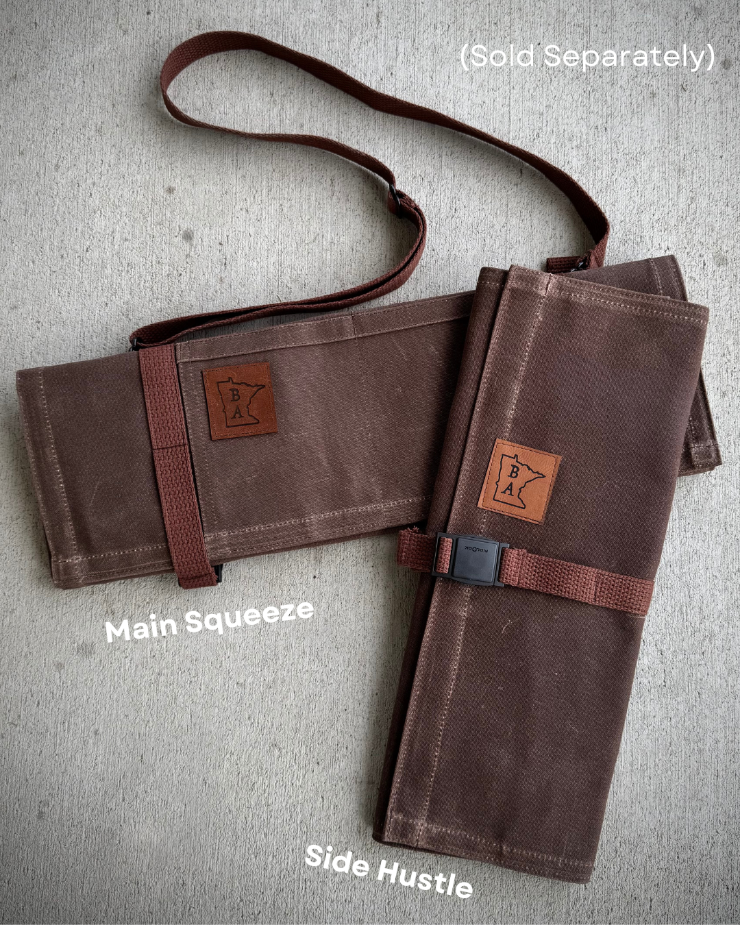 Side Hustle - Dark Oak - Knife Roll