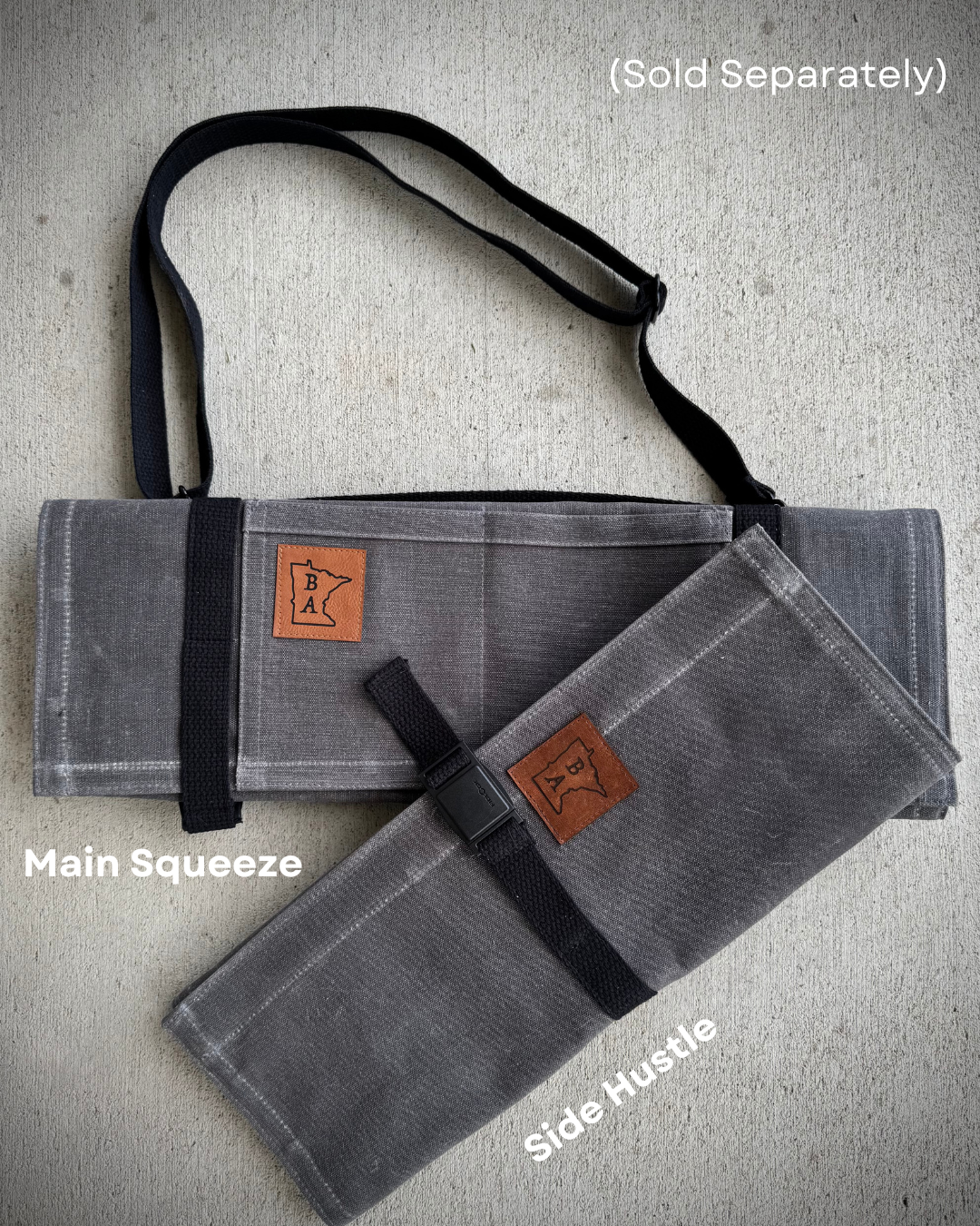 Side Hustle - Charcoal - Knife Roll