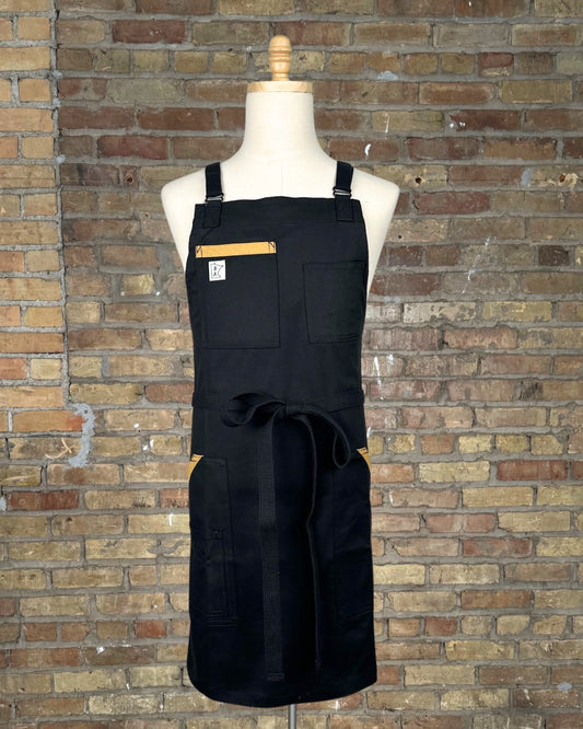 Black with Mustard