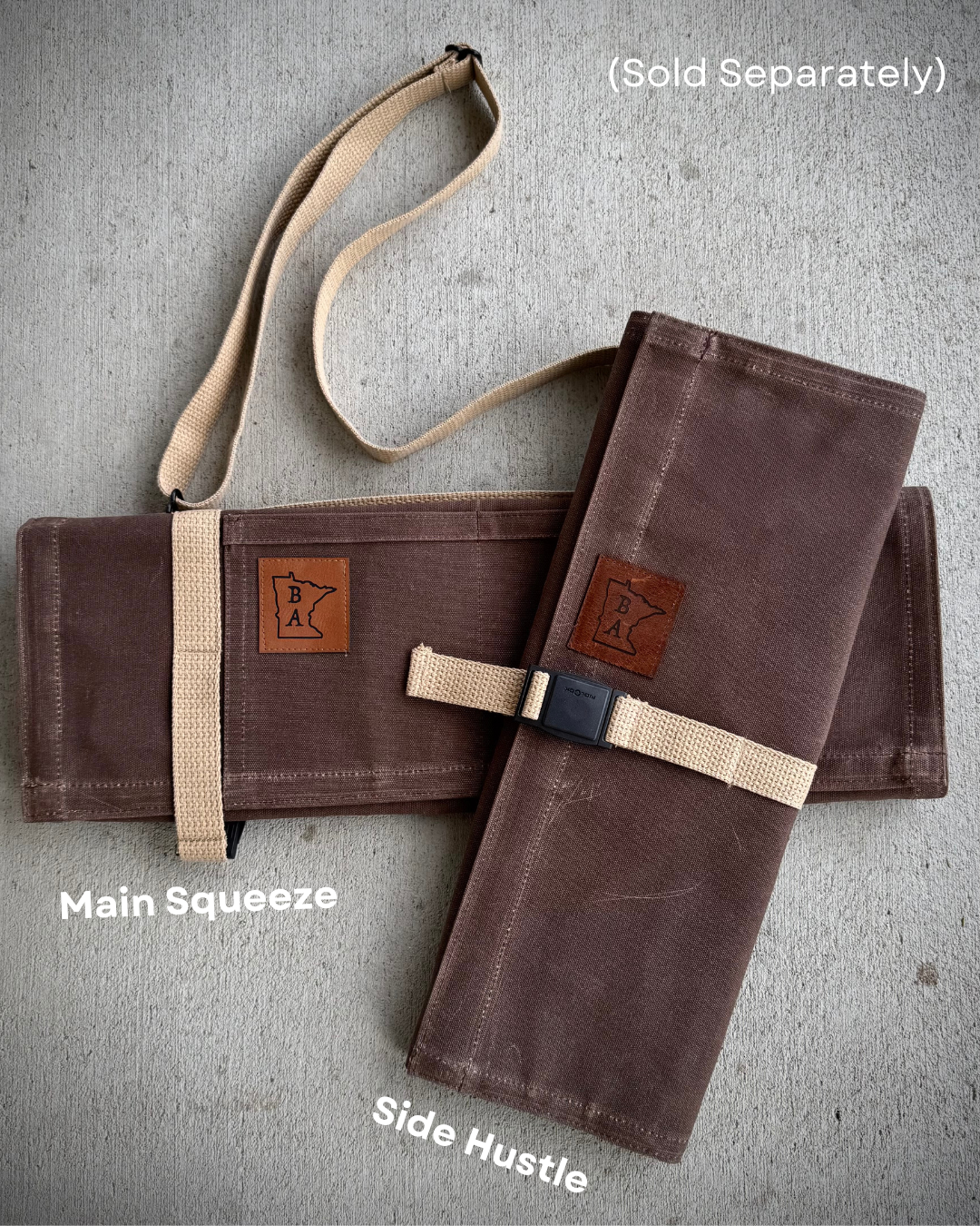 Side Hustle - Dark Oak - Knife Roll
