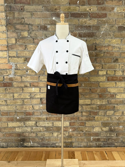 Black & Tan- waist aprons