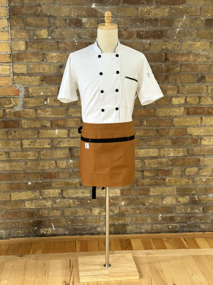 Caramel/Black Waist Apron