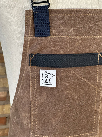 BA Waxed Canvas-Dark Oak