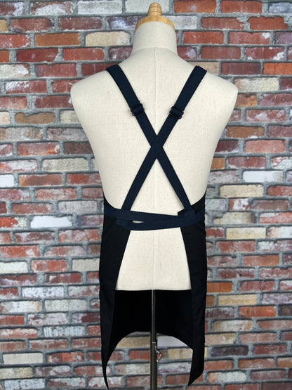 Black with Navy