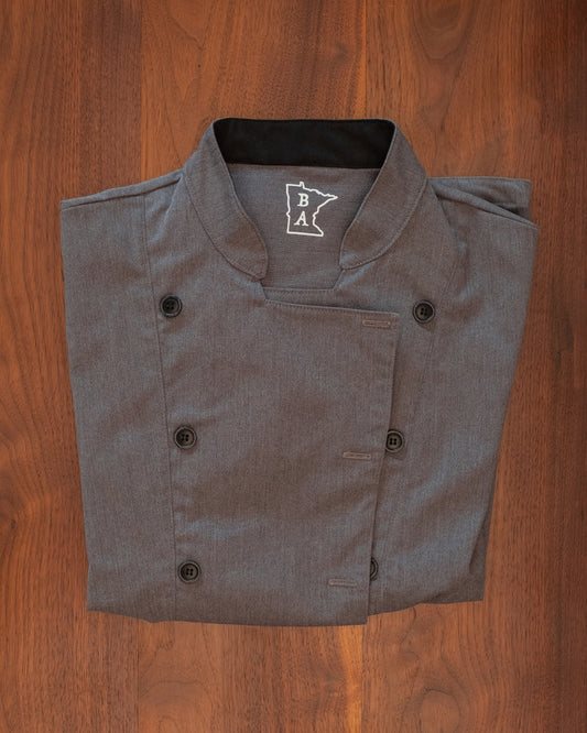 Women's Coat Heather Grey w/ Black Trim